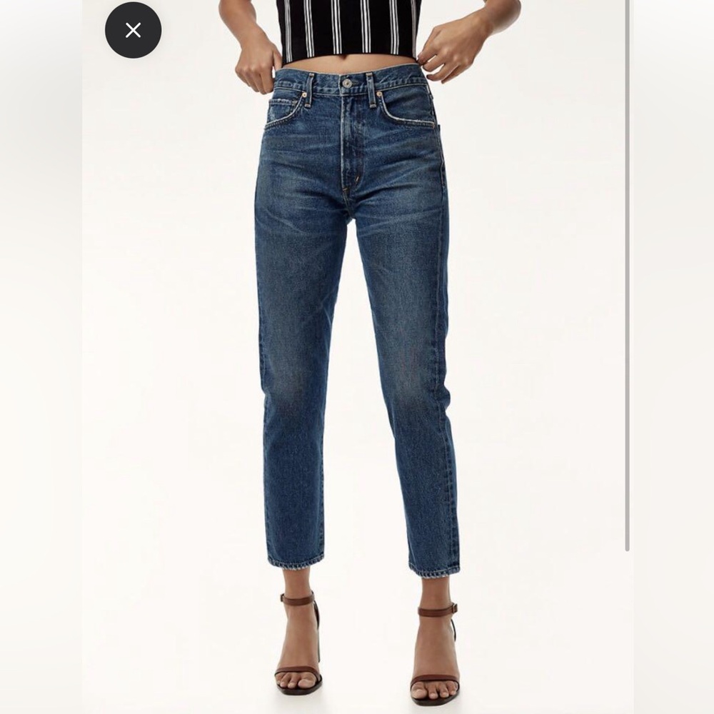Citizens of Humanity Dree High Rise Slim Crop Jeans 26